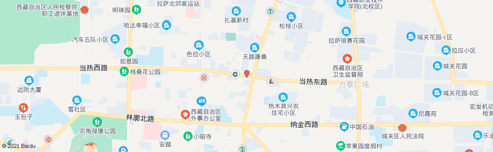 拉萨电建小区站_公交站地图_拉萨公交_妙搜公交查询2025