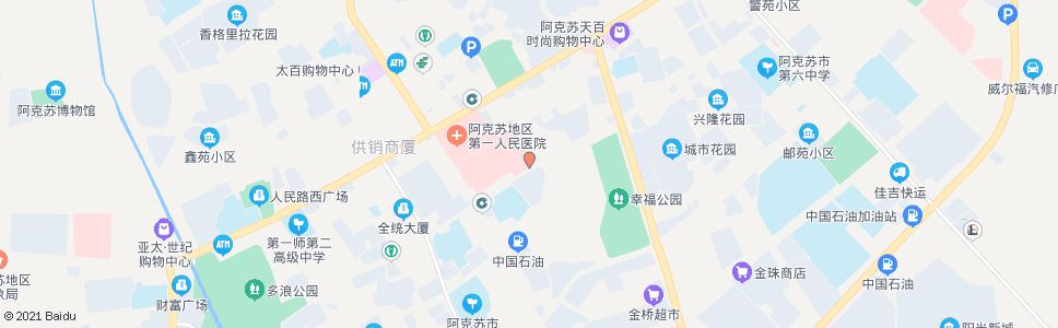阿克苏团结路(西行)_公交站地图_阿克苏公交_妙搜公交查询2024