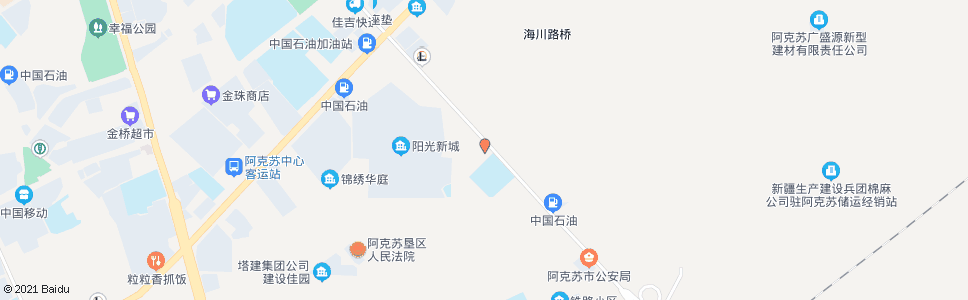 阿克苏实验林场八队(西行)_公交站地图_阿克苏公交_妙搜公交查询2024