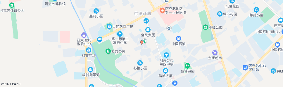 阿克苏团结路(西)_公交站地图_阿克苏公交_妙搜公交查询2024