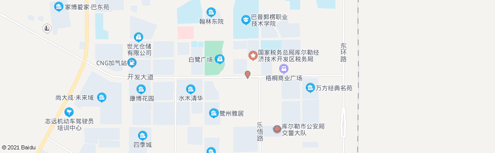 巴音郭楞开发区管委会侧门_公交站地图_巴音郭楞公交_妙搜公交查询2024