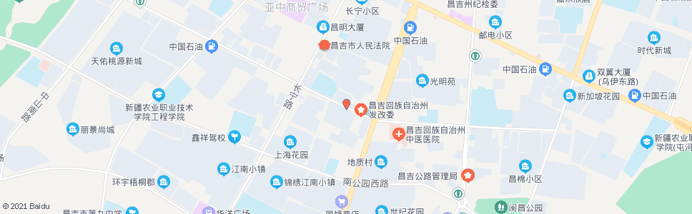 昌吉建委家属院_公交站地图_昌吉公交_妙搜公交查询2024