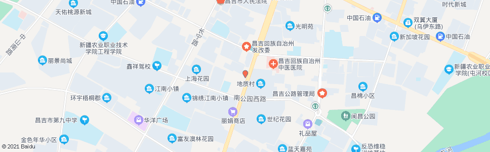 昌吉一监区_公交站地图_昌吉公交_妙搜公交查询2024