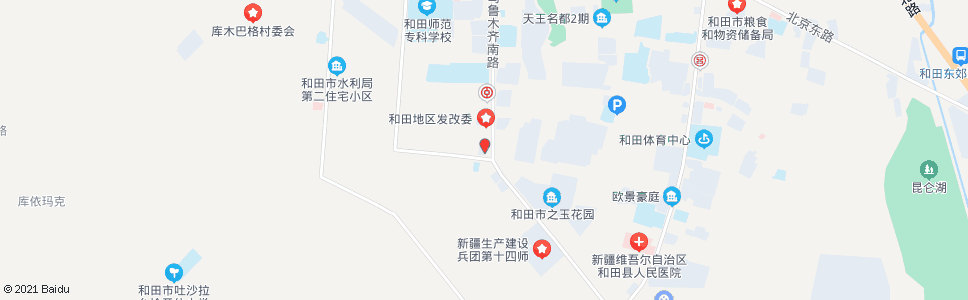 和田乌建管局_公交站地图_和田公交_妙搜公交查询2024