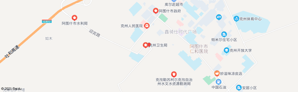 克孜勒苏阿孜汗路口(南行)_公交站地图_克孜勒苏公交_妙搜公交查询2024