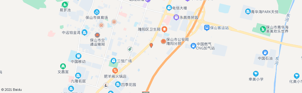 保山鸿宾酒店_公交站地图_保山公交_妙搜公交查询2024