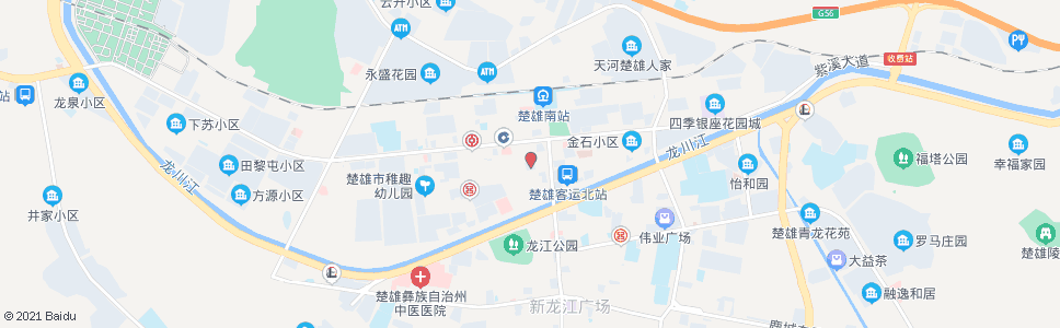 楚雄锦星酒店_公交站地图_楚雄公交_妙搜公交查询2024