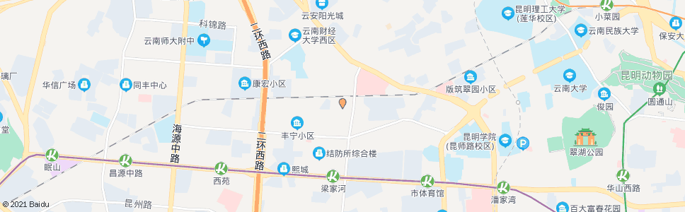 昆明春晖小区(西园路)_公交站地图_昆明公交_妙搜公交查询2024