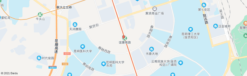 昆明谊康北路口彩云南路_公交站地图_昆明公交_妙搜公交查询2025