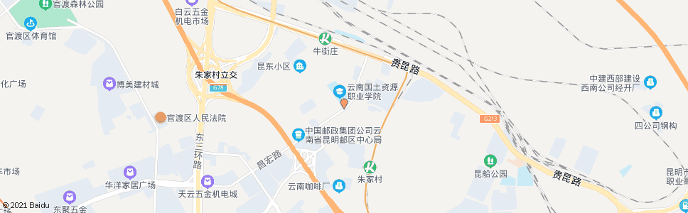 昆明经牛路口昌宏路_公交站地图_昆明公交_妙搜公交查询2024