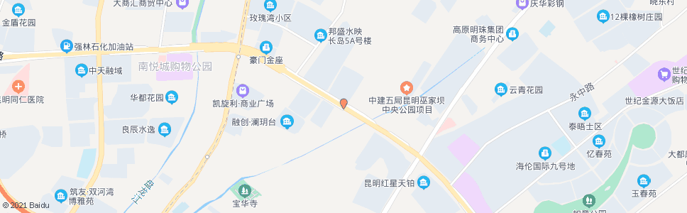 昆明海边沟_公交站地图_昆明公交_妙搜公交查询2024