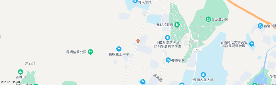 昆明茨坝新村_公交站地图_昆明公交_妙搜公交查询2024