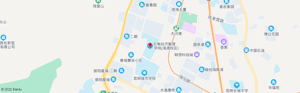 昆明明德1号楼(经济学院)_公交站地图_昆明公交_妙搜公交查询2024