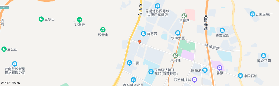 昆明玉峰路口王筇路_公交站地图_昆明公交_妙搜公交查询2025