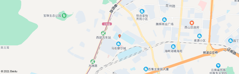 昆明张家村(兴苑路)_公交站地图_昆明公交_妙搜公交查询2024