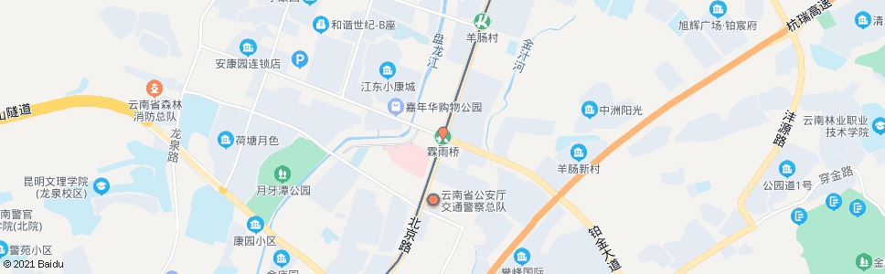 昆明霖雨路(轨道交通1号线霖雨桥地铁站)_公交站地图_昆明公交_妙搜公交查询2024