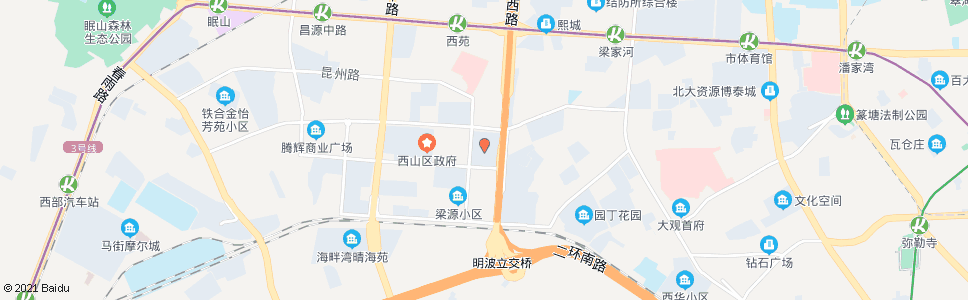 昆明秋苑小区_公交站地图_昆明公交_妙搜公交查询2024