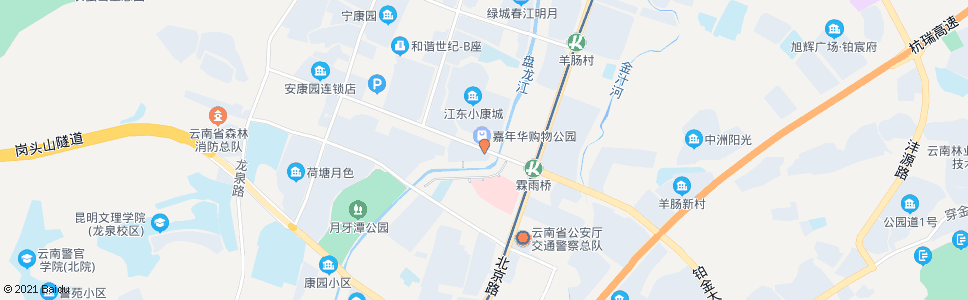 昆明北市区(霖雨路)_公交站地图_昆明公交_妙搜公交查询2024