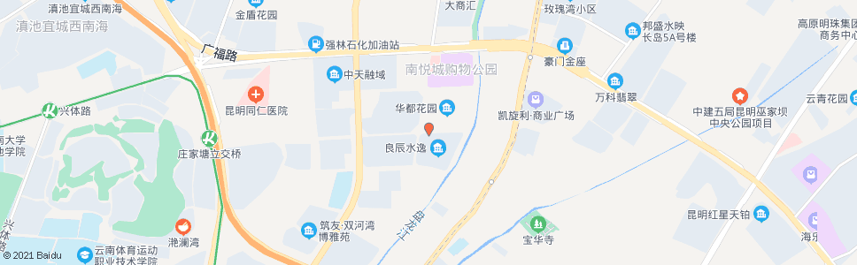 昆明逸华路口华晨路_公交站地图_昆明公交_妙搜公交查询2024