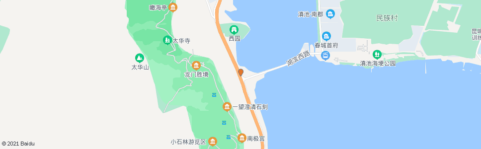 昆明龙门村(高海公路)_公交站地图_昆明公交_妙搜公交查询2024