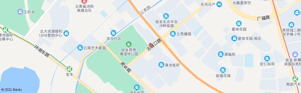 昆明西亮塘路口(古渡口路)_公交站地图_昆明公交_妙搜公交查询2024