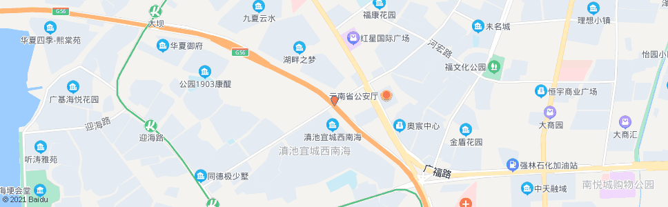 昆明太河村(前卫西路)_公交站地图_昆明公交_妙搜公交查询2024