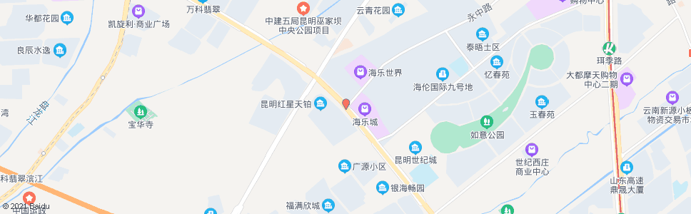 昆明五甲河(广福路)_公交站地图_昆明公交_妙搜公交查询2024