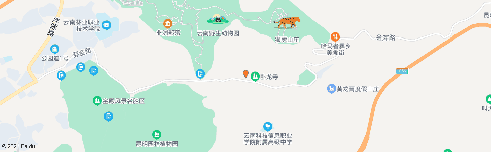 昆明麦冲村_公交站地图_昆明公交_妙搜公交查询2024