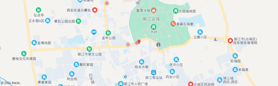 丽江黑白水大酒店_公交站地图_丽江公交_妙搜公交查询2024