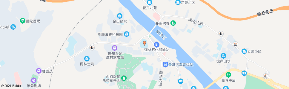 西双版纳景洪市第一中学_公交站地图_西双版纳公交_妙搜公交查询2024