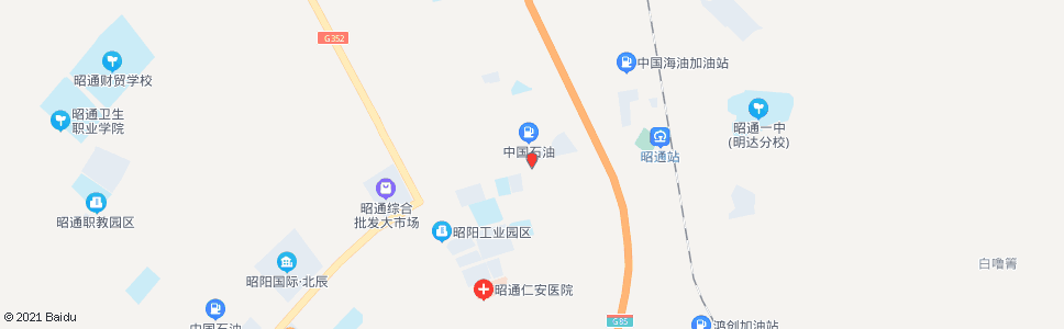 昭通箐门叉路口_公交站地图_昭通公交_妙搜公交查询2024