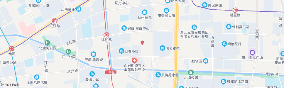 杭州汉江东路新联路口_公交站地图_杭州公交_妙搜公交查询2024