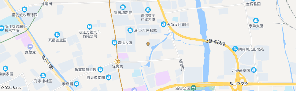 杭州冯家浜路祥运路口_公交站地图_杭州公交_妙搜公交查询2024