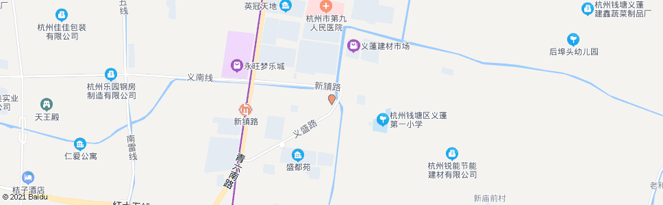 杭州萧山劳务市场(服装市场)_公交站地图_杭州公交_妙搜公交查询2024