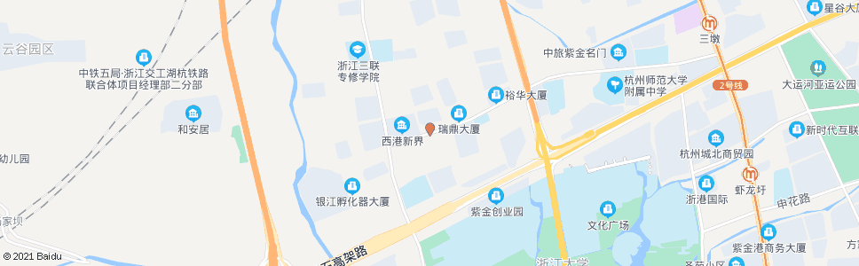 杭州振华路西园四路口_公交站地图_杭州公交_妙搜公交查询2024