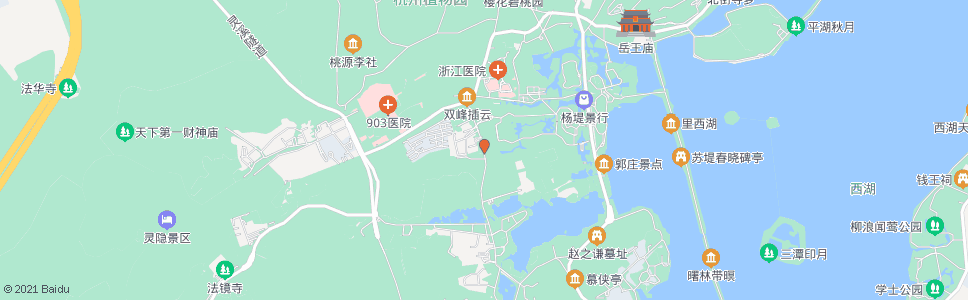 杭州黄泥岭_公交站地图_杭州公交_妙搜公交查询2024