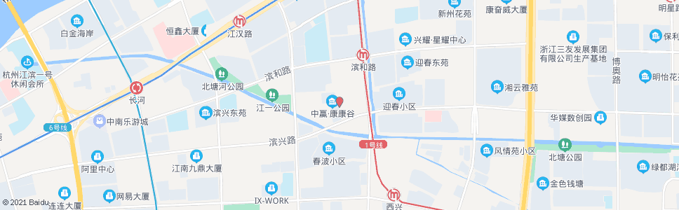 杭州春晓路滨兴路口_公交站地图_杭州公交_妙搜公交查询2024