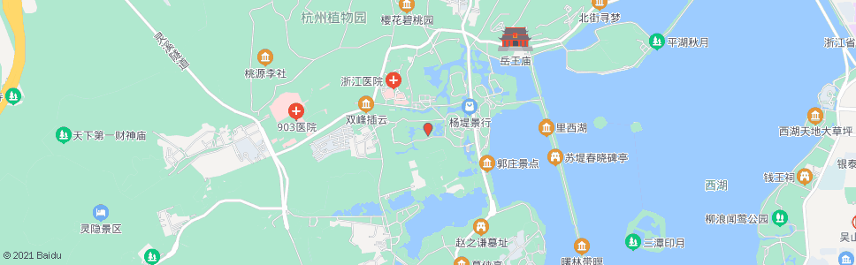 杭州杭州花圃_公交站地图_杭州公交_妙搜公交查询2024