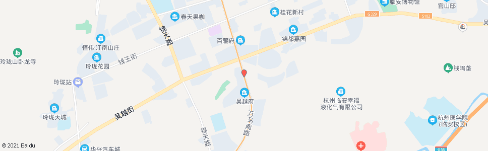 杭州兰锦路口_公交站地图_杭州公交_妙搜公交查询2024