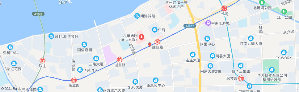 杭州江三(BRT)_公交站地图_杭州公交_妙搜公交查询2024