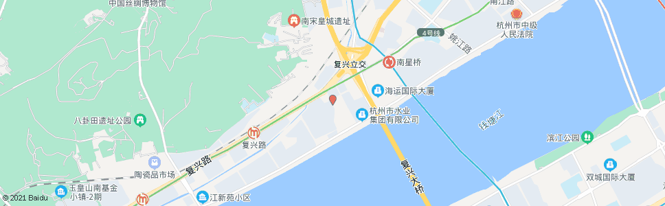 杭州紫花路_公交站地图_杭州公交_妙搜公交查询2024