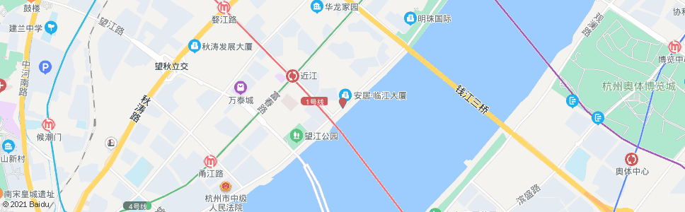 杭州之江路婺江路口_公交站地图_杭州公交_妙搜公交查询2024