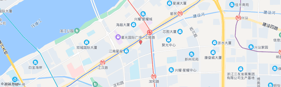 杭州春晓路江南大道口_公交站地图_杭州公交_妙搜公交查询2024