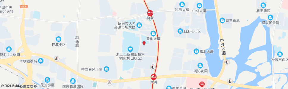 杭州古纤道化纤(江墅村)_公交站地图_杭州公交_妙搜公交查询2024