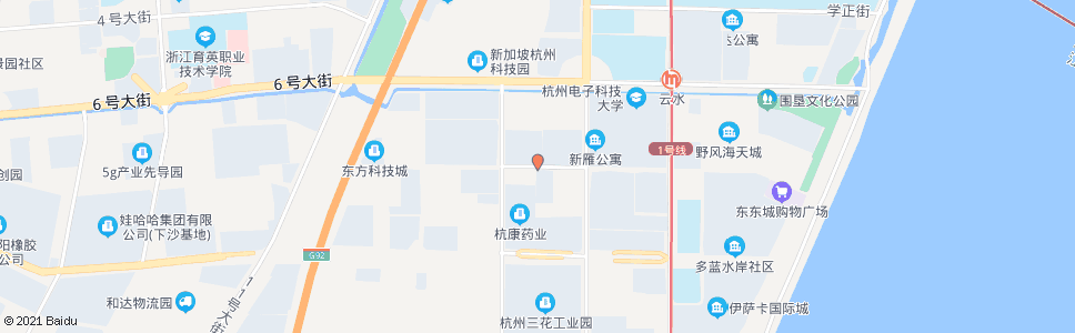 杭州二十一号路十二号大街口_公交站地图_杭州公交_妙搜公交查询2024