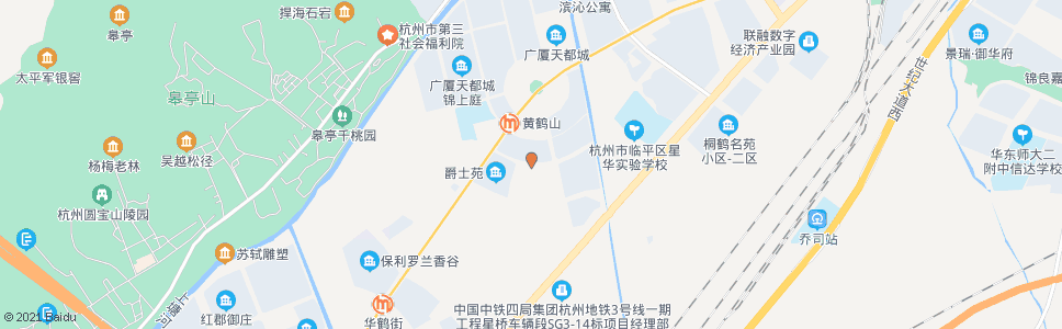 杭州钟家浜_公交站地图_杭州公交_妙搜公交查询2024