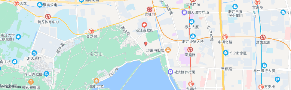 杭州凤起路昭庆寺_公交站地图_杭州公交_妙搜公交查询2024