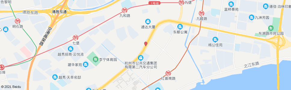 杭州窑厂(BRT)_公交站地图_杭州公交_妙搜公交查询2024