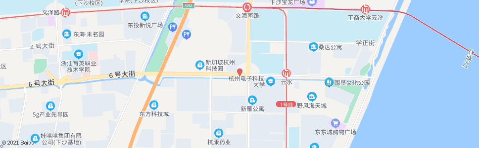 杭州二十号大街三号路口_公交站地图_杭州公交_妙搜公交查询2024