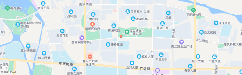 嘉兴凌公塘公园(行政审批中心北)_公交站地图_嘉兴公交_妙搜公交查询2025